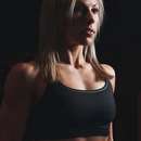 Lesbian Fitness Freak with Sporty Body in Des Moines